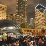 Photo of an event happening at the Bean in Chicago